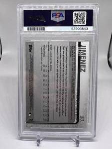 lot 25 image: 2018 Topps Eloy Jimenez RC #670 PSA 9 Mint Rookie Baseball Card