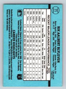 lot 77 image: Bert Blyleven Autographed Card - 1988 Donruss #71 Vintage Signed Minnesota Twins Baseball Card