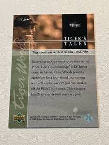 lot 225 image: Tiger Woods - 2001 Upper Deck Tiger Tales #TT28