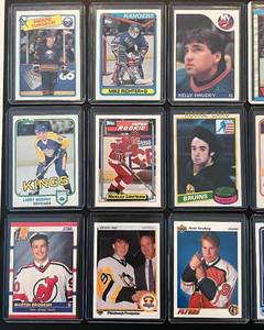 lot 220 image: NHL 15 Card HOF, Star, Rookie Lot - Brodeur, Jagr, Roenick, Forsberg, Clark, Steen, Murphy, Lindstrom, Craig, Savard, Barasso, Turgeon, Richter, Hrudey, and Leetch