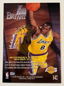 lot 204 image: Kobe Bryant RC - 1996-97 Skbox Z Force Rookies #142 Rookie Basketball Card