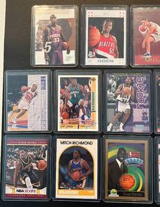 lot 189 image: NBA 15 Card HOF and Star Rookie Card Lot - Irving, Payton, Richamond, Pierce, Webber, Hill, Johnson, Allen, Shaq, Iverson, Stoudemire, Oden, Nash, McGrady, and Howard
