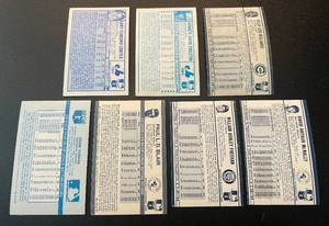 lot 69 image: 1970s Kelloggs Baseball Card Lot, 7 cards, 1970-1976 Vintage Cards includes Gary Carter, Billy Williams and more