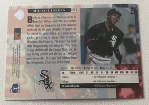 lot 103 image: Michael Jordan Baseball RC - 1994 Upper Deck Electric Diamond Star Rookie # 19 Baseball Card