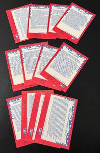 lot 45 image: Minnesota Twins World Series Set, 1988 Fleer, 12 Card Insert Set