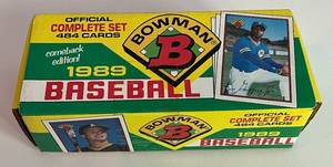 lot 246 image: 1989 Bowman Baseball Complete Set, Ken Griffey Jr. RC, MLB Cards