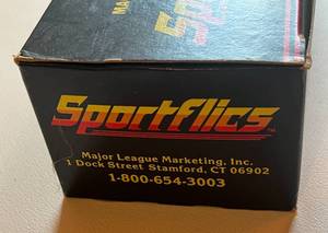 lot 252 image: 1986 Sportflics Baseball Complete Factory Card Set