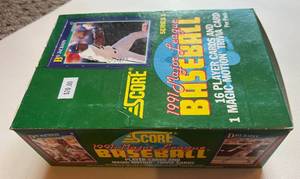 lot 257 image: 1991 Score Baseball Box - 36 Sealed Packs