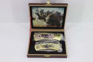 lot 9 image: Set of Buffalo Collectible Knives