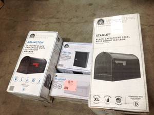 Lot of Mailboxes Various Models and Conditions  Customer Returns See Pictures