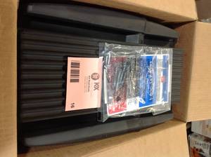 Step2 Mail Master Streamline Black OverPost Mounted Plastic Mailbox Customer Returns See Pictures