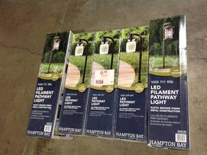 Lot of Assorted Outdoor Pathway Lights Customer Returns See Pictures