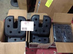 Lot of 3  Everbilt Weight Plates Set (4-Piece)  Customer Returns See Pictures