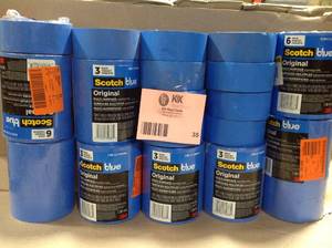 Lot of 3M ScotchBlue 0.94 In. x 60 Yds. Original Multi-Surface Painters Tape (6 Rolls)   Customer Returns See Pictures