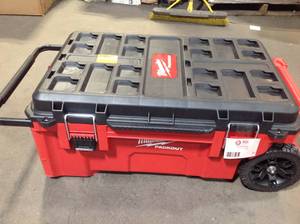Milwaukee Packout Rolling Tool Chest with Dual Stack Top  38in.L x 24in.W x 15.8in.H   Customer Returns See Pictures