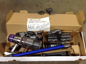 Dyson V11 Torque Drive with Bagless, Cordless, All Floor Types Stick Vacuum Cleaner Used Turns on Not Tested  Customer Returns See Pictures
