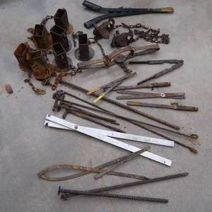 lot 13 image: HUGE LOT OF TRAPS, AND TRAPPING SUPPLIES