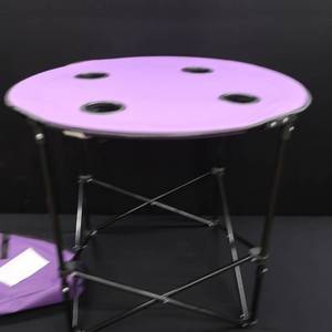 lot 66 image: NEW MYSTIC TAILGATE FOLDING POP UP TABLE  CHAIRS