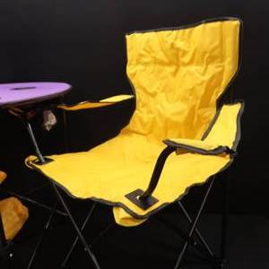 lot 67 image: NEW MYSTIC TAILGATE FOLDING POP UP TABLE  CHAIRS