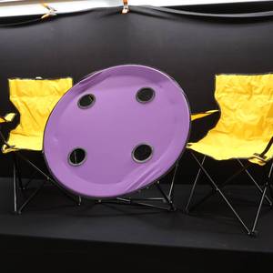 lot 62 image: NEW MYSTIC TAILGATE FOLDING POP UP TABLE  CHAIRS