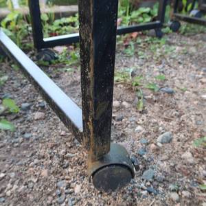 lot 72 image: 2 METAL ROLLING CART FRAMES.