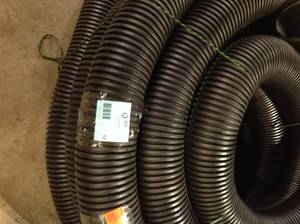 lot 12 image: Advanced Drainage Systems 6 in. x 100 ft. Singlewall Perforated Drain Pipe  Customer Returns See Pictures