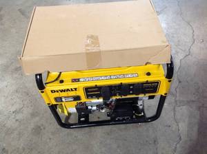 lot 31 image: DEWALT 8000-Watt Electric Start Gas-Powered Portable Generator with Idle Control, GFCI Outlets and CO Protect  Customer Returns See Pictures