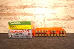 .270 Mixed Make Ammo Lot