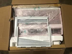 LG 12,000 BTU Window Smart Air Conditioner Cools 550 sq. ft. with ENERGY STAR and Remote, Wi-Fi Enabled in White Customer Returns See Pictures