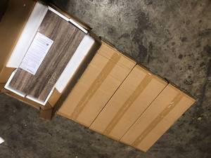 Lot of 3  inPlace 24 in. W x 10 in. D x 2 in. H Rustic Wood Floating Shelf   Customer Returns See Pictures