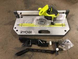 RYOBI ONE 18V 5.5in. Cordless Flooring Saw with Blade (Tool Only)     Customer Returns See Pictures