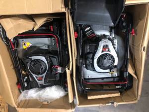 Lot of 2 Assorted Lawn Mowers Various Conditions  Customer Returns See Pictures