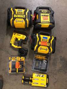 Lot of Assorted DEWALT Tools and Assessories Various Models and  Conditions Customer Returns See Pictures