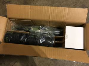 Green Machine 62V Cordless Axial Blower Variable Speed Brushless Motor, 123 MPH Max air speed, 655 CFM, 4 Ah Battery & Rapid Charger   Customer Returns See Pictures