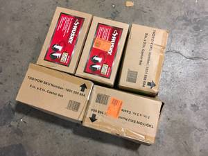 Lot of Assorted Caster Kit for Ready-to-Assemble Steel Garage Base Cabinets  Customer Returns See Pictures