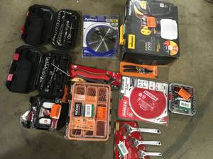Lot of Assorted Tools and Hardware Various Models and Conditions   Customer Returns See Pictures