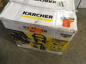 Karcher 2300 PSI 1.2 GPM K2300PS Electric Power Pressure Washer with Turbo, 15-Degree, 40-Degree and Soap NozzlesCustomer Returns See Pictures