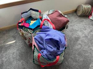 3 Bags of Fabric