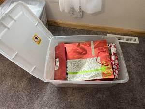 Tote of Holiday Items