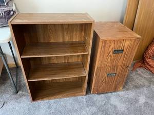 Bookshelf & File Cabinet