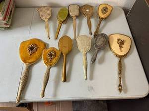 Vintage Hair Brushes & Mirrors