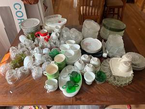 Large Glassware Lot