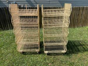 Commercial Display Racks on Wheels