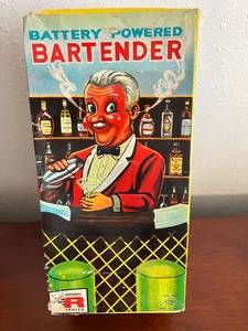 Vintage Battery Powered Bartender in Box