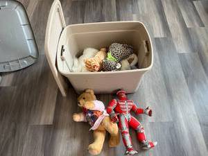 Tote of Stuffed ToysAnimals