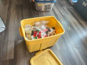 Tote of Sealed Beanie Babies -50