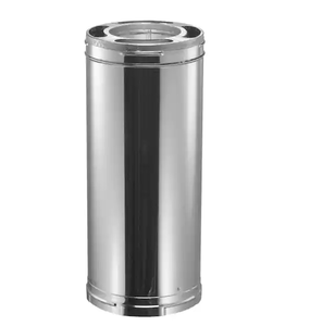 lot 13 image: DuraVent DuraPlus 6 in. x 24 in. Stainless Steel Triple-Wall Chimney Stove Pipe Model # 6DP-24SS Store SKU # 1000598132 NEW