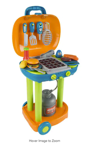 lot 32 image: Hey Play BBQ Grill Playset  Kids Toys Internet # 304853658 Model # HW3300020 NEW