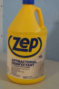 lot 295 image: Zep Anti-bacterial Disinfectant & Cleaner with lemon