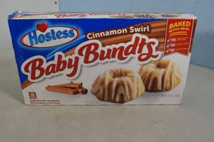 lot 68 image: 3ct Hostess Cinnamon Baby Bundts 8-Pack